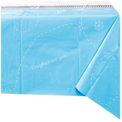 Скатерть полиэтиленовая «Пиратский остров», 130×180 см