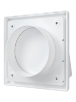 Выход стенной пластиковый ERA D100 мм 150x150 мм белый
