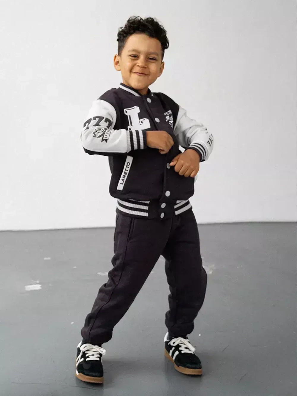 Костюм детский спортивный в школу, бомбер и брюки