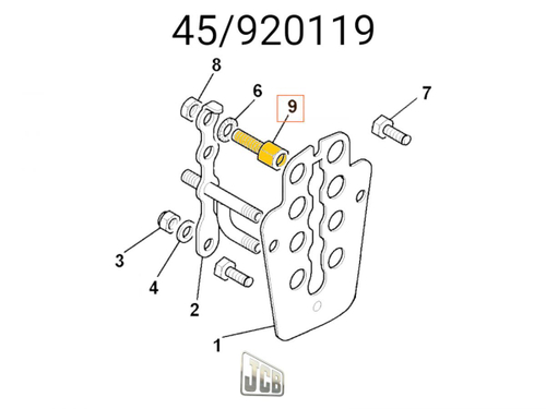 Адаптер шлангов JCB 45/920119