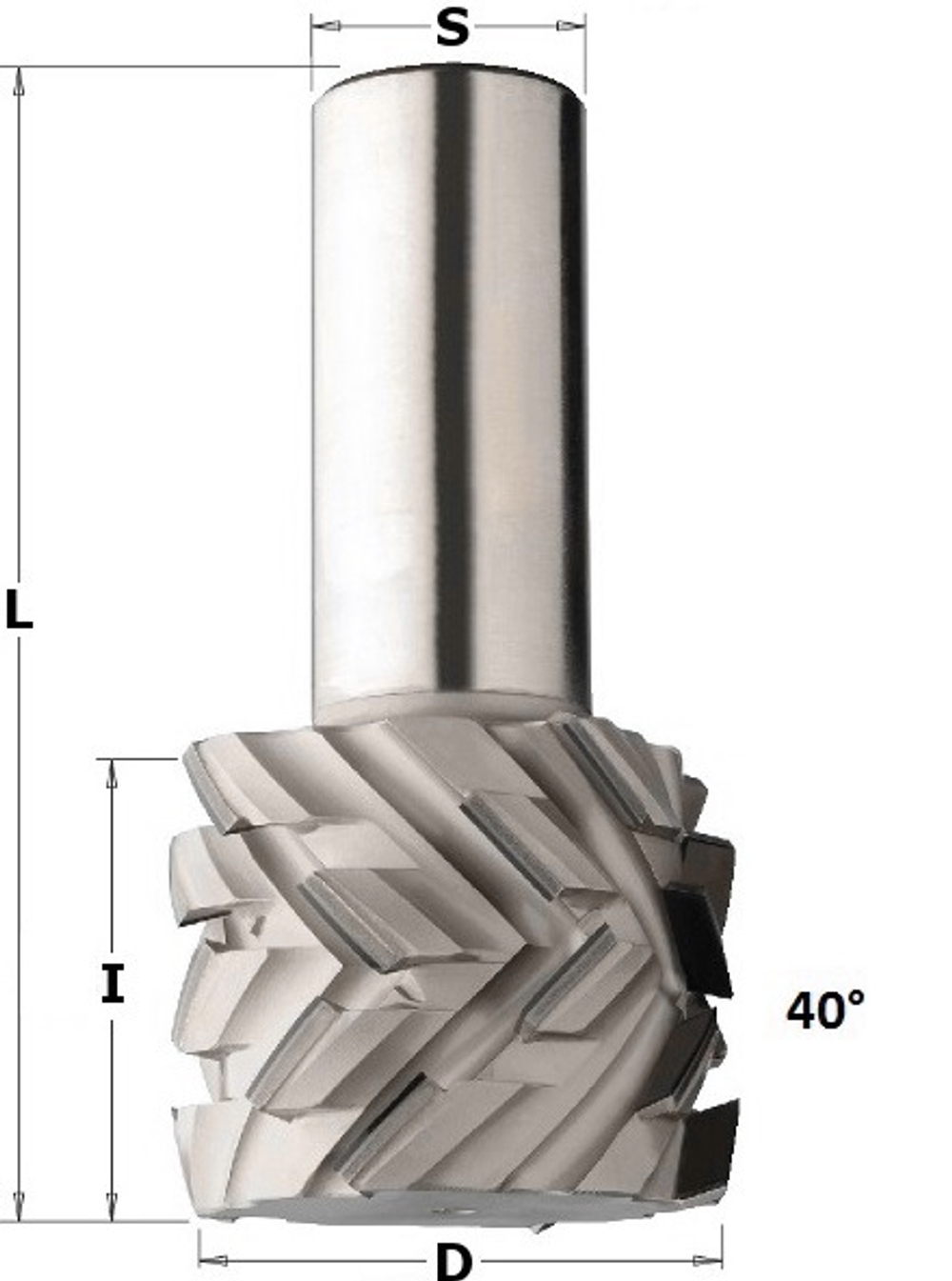 Концевая фреза Full Clean D.50x23 Z=3+3 S.25 RH H=4
