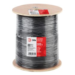 Кабель витая пара ЭРА F/UTP Cat5e 4x2x24 AWG CU PE OUTDOOR 305 м | LAN-кабель витая пара F/UTP-Cu