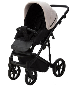 Детская коляска Adamex Mobi 2 в 1 M-PS33 (СВЕТЛО-БЕЖЕВЫЙ+СВЕТЛО-БЕЖ.КОЖА)