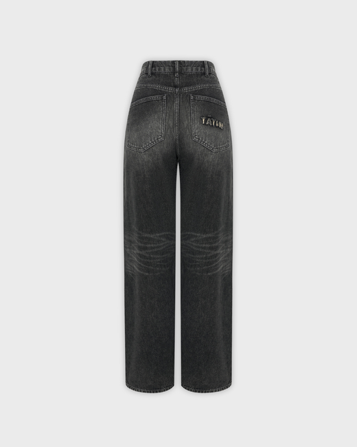 Джинсы с высокой талией