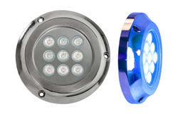 Подводный огонь IH9CP, голубой свет, 17w, Marine Rocket