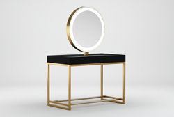 Зеркало парикмахерское двухстороннее Crocus Princess Aura