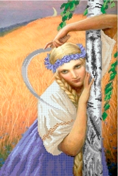 Г-5217 Девушка с серпом