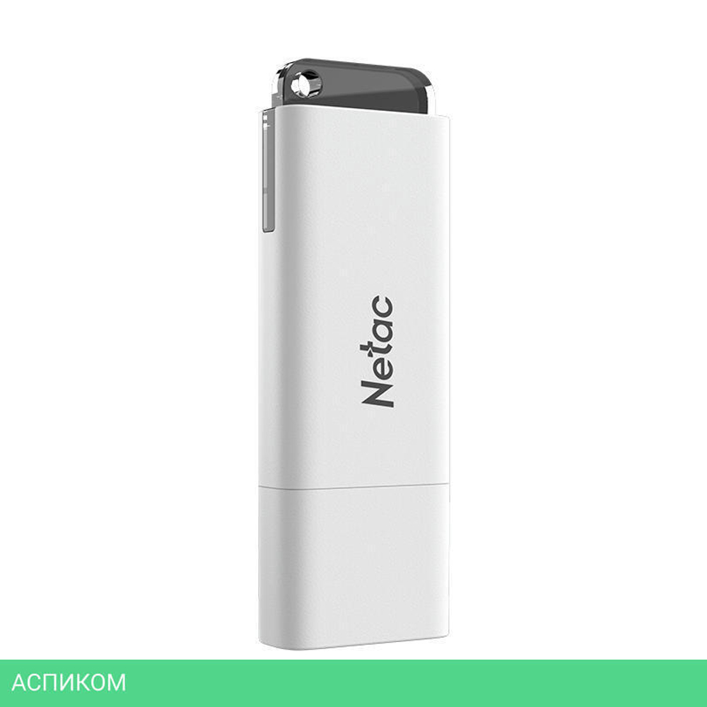 USB Flash-накопитель Netac U185 32Gb белый (NT03U185N-032G-30WH)