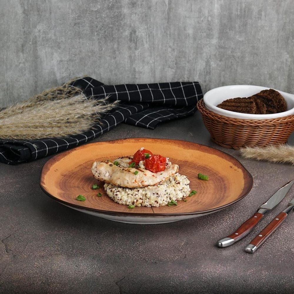 Тарелка 26,6 см h3 см Wood Fusion P.L. Proff Cuisine [4]