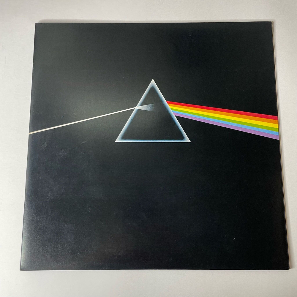 Винтажная виниловая пластинка LP Pink Floyd The Dark Side Of The Moon (Japan 1973) (No Obi) (Буклет, Плакат, Открытка) 1 Пресс
