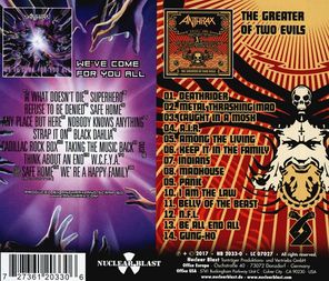 Anthrax / We've Come For You All + The Greater Of Two Evils (2CD)