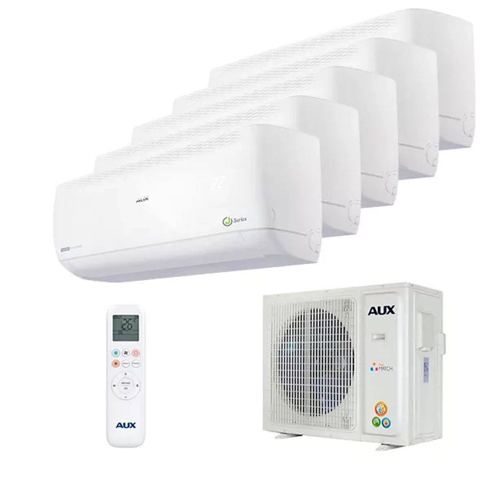 Мульти сплит-система AUX на 5 комнат (25+25+25+25+25 кв.м.) серия J