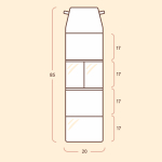 Кармашки для детского сада на резинке. Робот