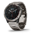 Смарт-часы Garmin Quatix 6x Solar титановый с титановым браслетом 010-02157-31