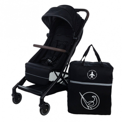 Прогулочная коляска Kidzi Kimi + сумка Black