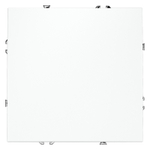 Проходной переключатель встраиваемый VOLTUM S70 одноклавишный 10А, (белый матовый)