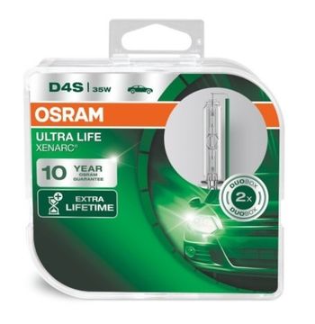 D4S Xenarc Ultra Life Ксеноновая лампа OSRAM (артикул 66440ULT-HCB) (2 Лампы в упаковке)