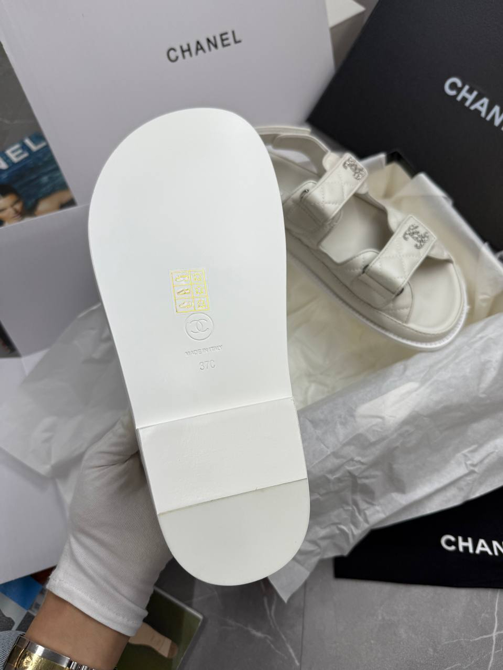 Сандалии Chanel