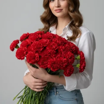 Гвоздика красная