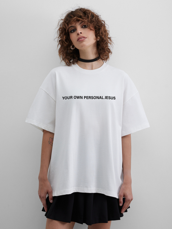 Футболка Personal Jesus, молочная