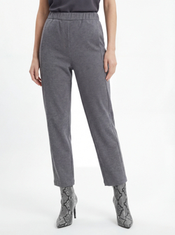 Костюм из шерстяного джерси Брук серый