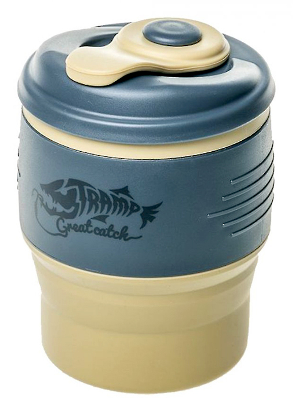 Кружка силиконовая складная с крышкой Tramp TRC-082-9519