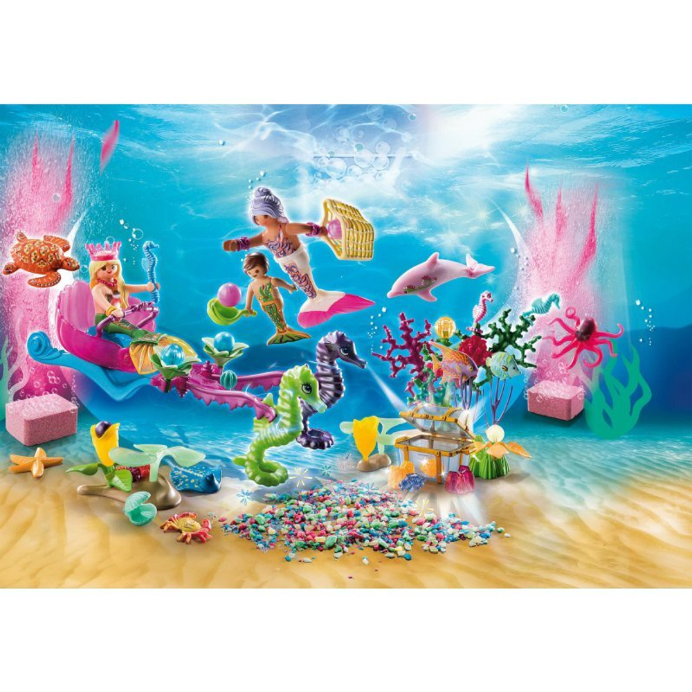 Playmobil - Адвент-календарь Веселое купание Bath Fun Русалки 70777
