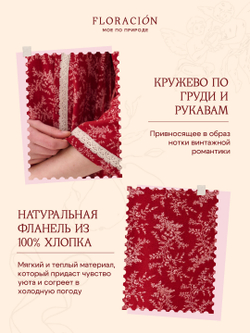 Платье с кружевом по груди