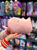 Мягкая игрушка Пушин Кот Кэт плюшевый котик розовый 27 см