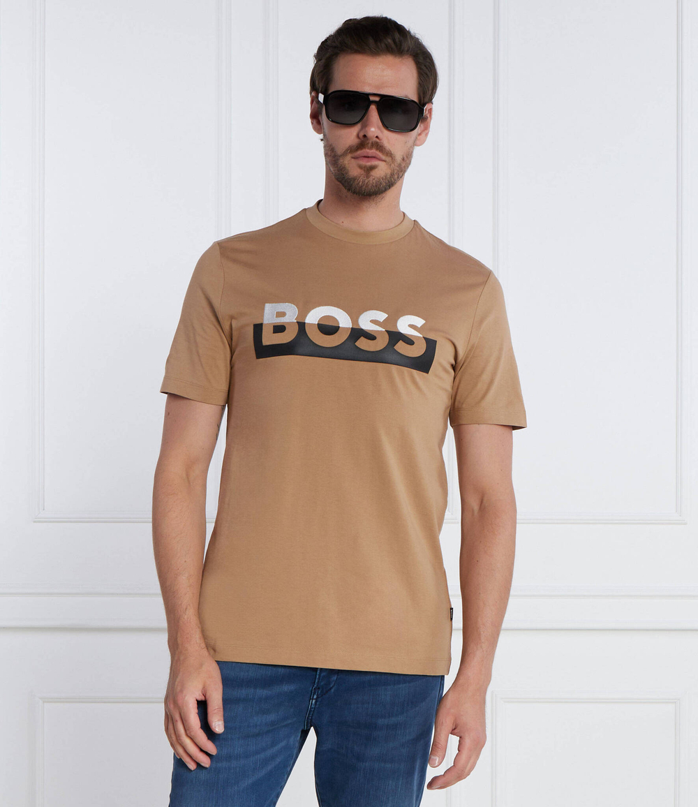 Футболка Tiburt 421 BOSS BLACK - светло-коричневый(50499584)