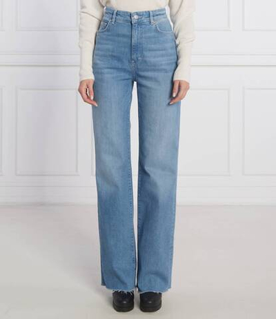 джинсы marlene wide hr 1.1 BOSS BLACK - голубой(50487294)