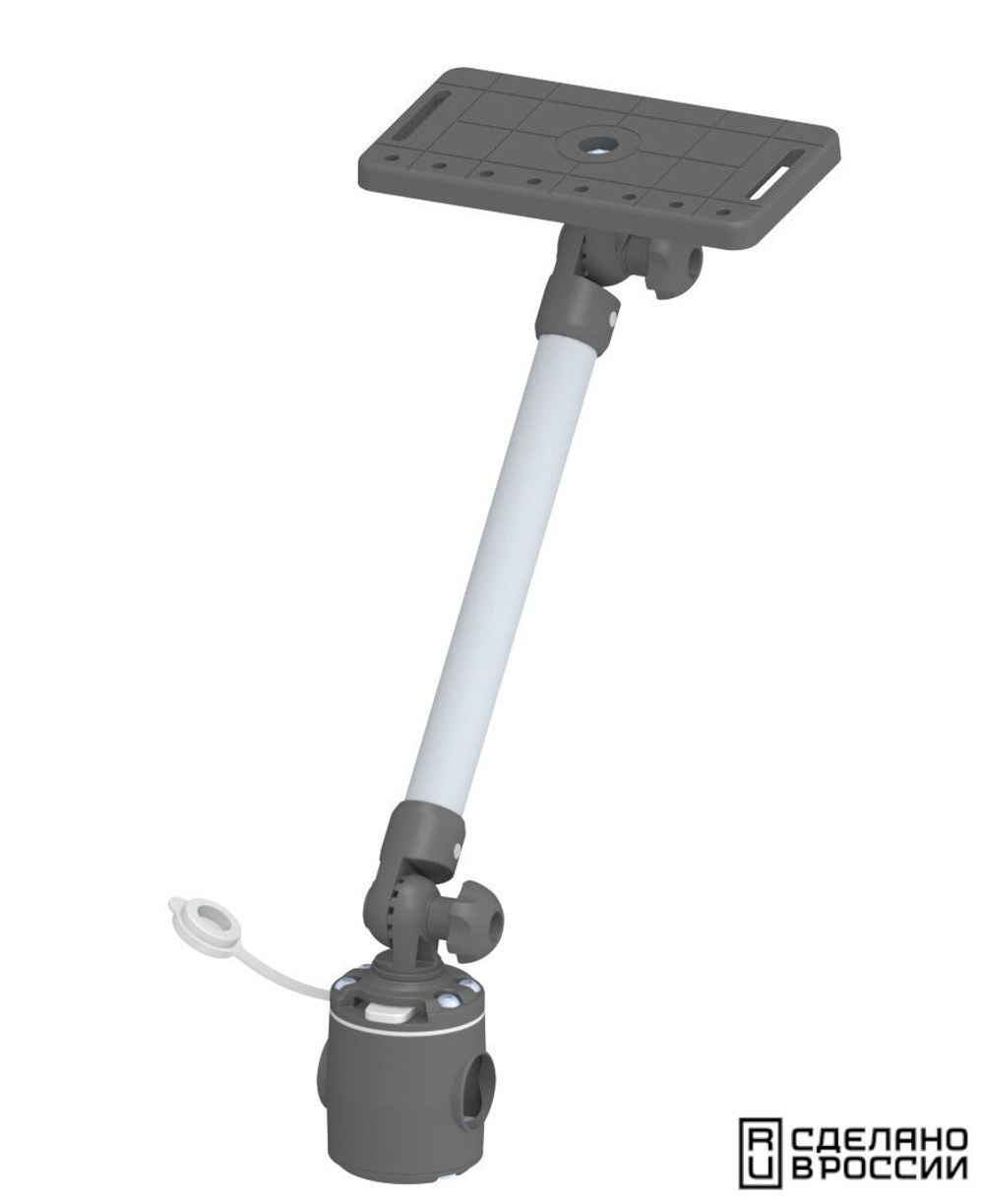 Площадка монтажная на леер быстросъемная с удлинителем 250 мм (10269507)