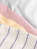 Лонгслив для девочки Next E65-392, 7 шт., Молочный, Синий, Розовый