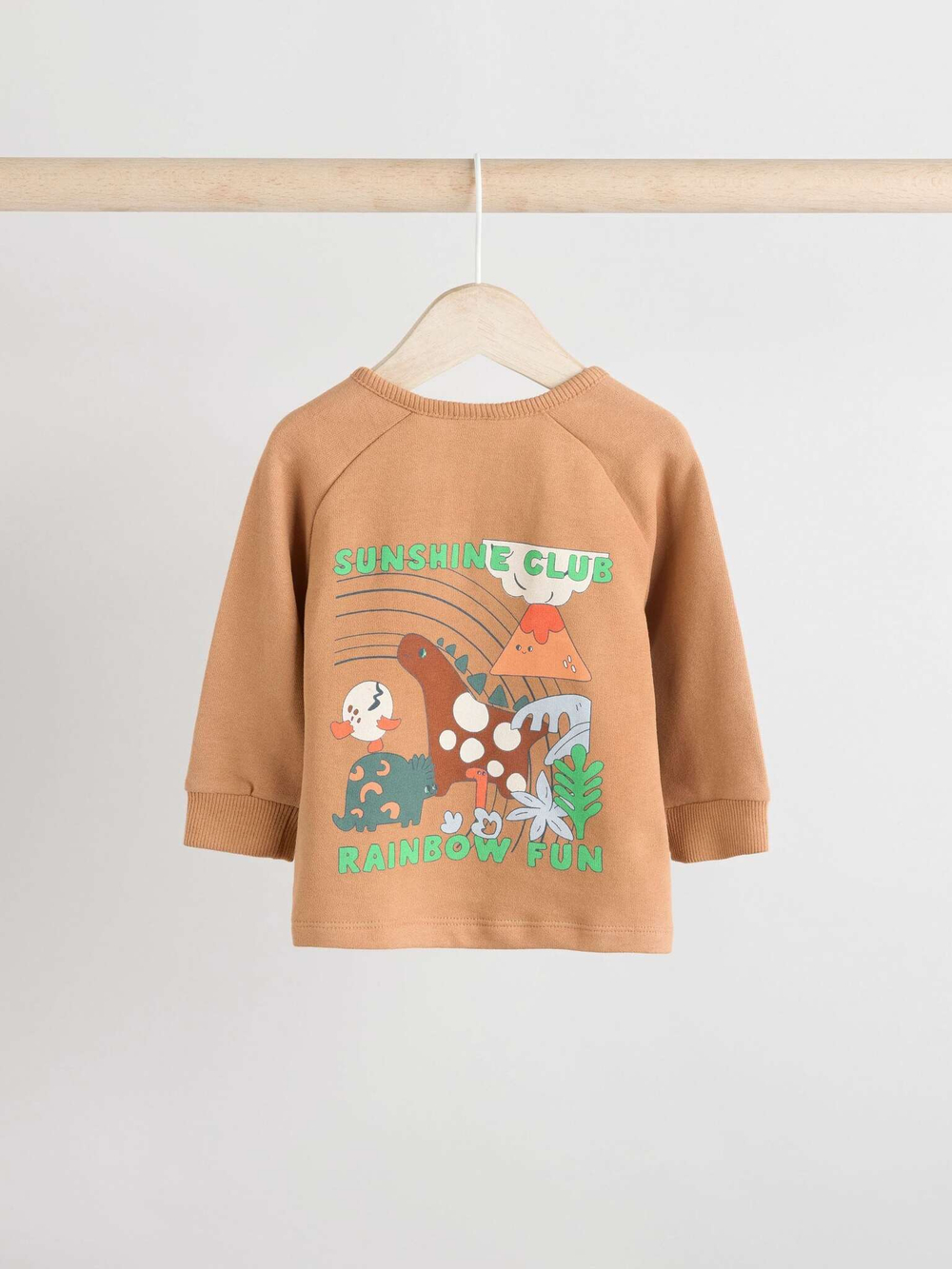 Свитшот и легинсы в комплекте для малышей Next B63-162, Белый, Песочный, Голубой