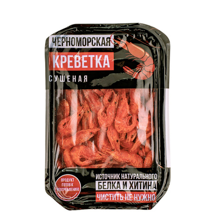 Креветка черноморская сушоная с солью