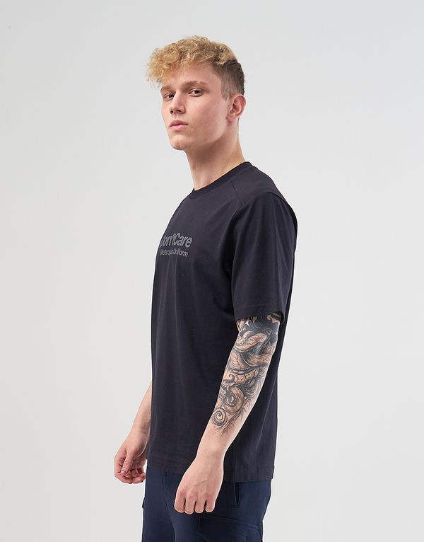 Футболка We Don’t Care Basic Logo Tshirt Black - фото 3