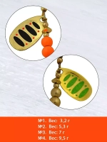 Блесна для рыбалки вращающаяся  Daffy 5,3гр. 005