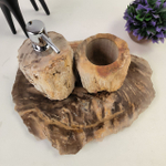 Набор из окаменелого дерева 3 предм Fossil Set NF-62865 поднос 30см*40см