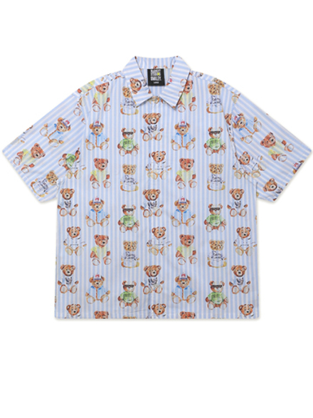 Мужская Рубашка Teddy Striped
