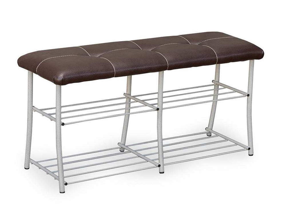 Обувница МС-7 белое золото/умбер