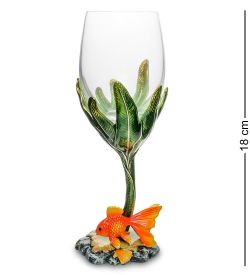 WIN-162 Бокал для вина «Золотая рыбка»