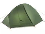Палатка Naturehike Cycling (Spider) Si 1-местная, алюминиевый каркас, сверхлегкая, Forest Green, артикул NH18A095-D-DFGR, цвет Зеленый. Под заказ.