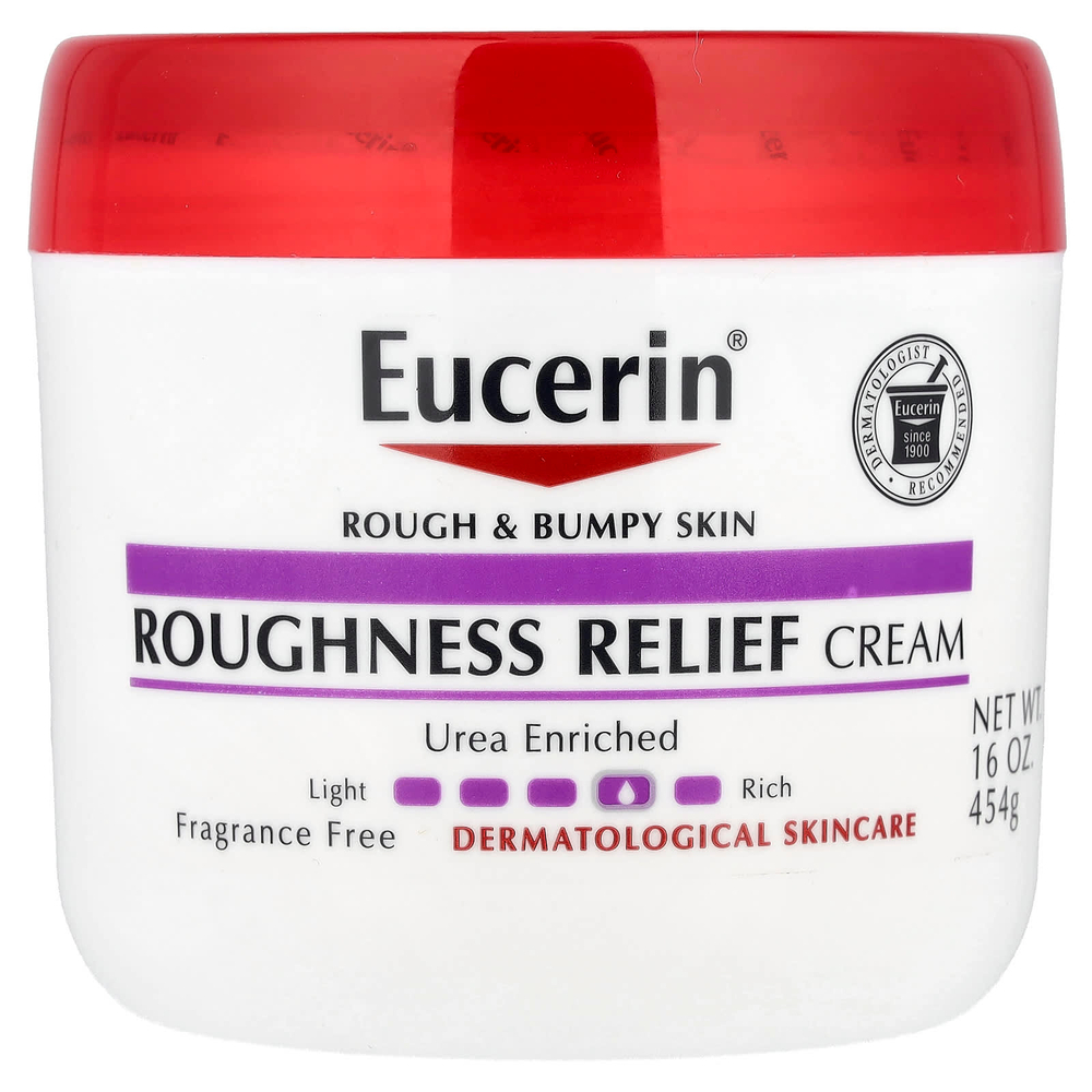 Eucerin, крем для снятия шероховатости, без отдушки, 454 г (16 унций)