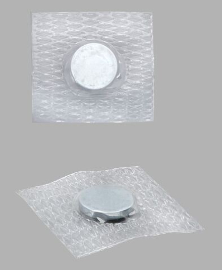 62125/set Кнопка магнитная потайная 10мм полиэтилен/металл, прозрачный/серебро BIG (10013160/170723/