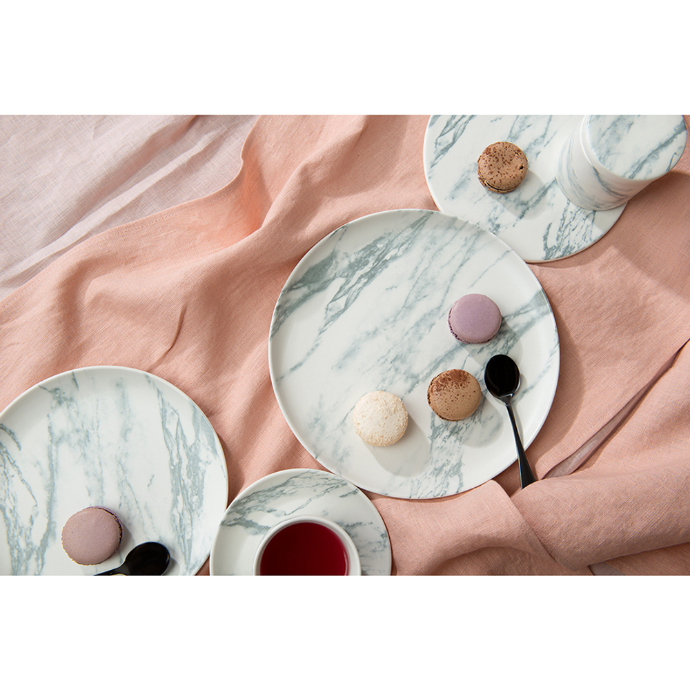 Набор тарелок marble, D21 см, 2 шт.