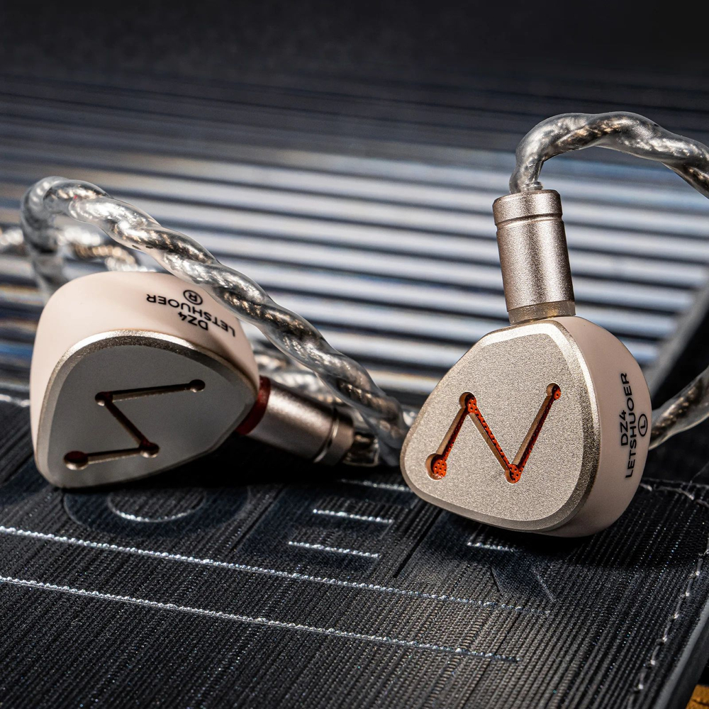 Наушники проводные Letshuoer DX1, без микрофона, внутриканальные, 4.4 мм