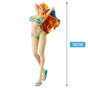 Фигурка One Piece, Grandline Girls On Vacation, Nami, 15 см / Фигурка по мотивам аниме "One Piece", Ульти, 15 см