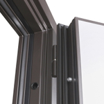 Стальная дверь Норильск с зеркалом (терморазрыв 3к)