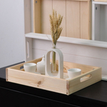 Поднос, 38х38, Флоутард, столик для завтрака в постель, для кухни, деревянный, Dipriz