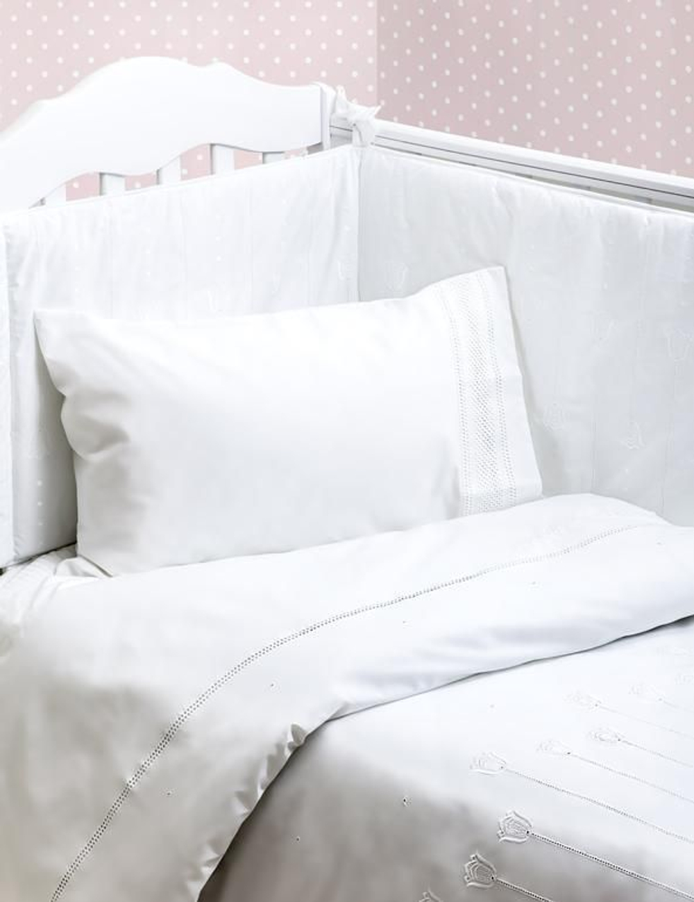 Бампер для детской кроватки 390х45 Bovi Тюльпан Португалия